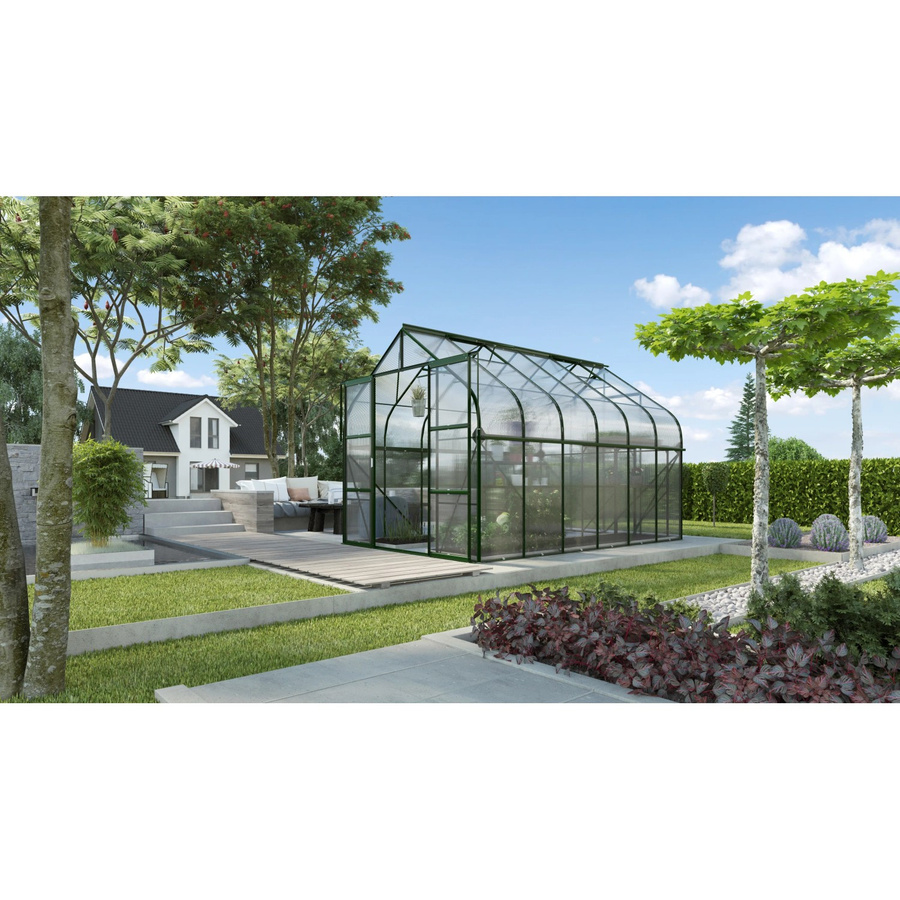 Vitavia Gewächshaus Diana 9900 Smaragd mit Fundament aus Aluminium und Polycarbonat, 9,9 m² - Bild 2