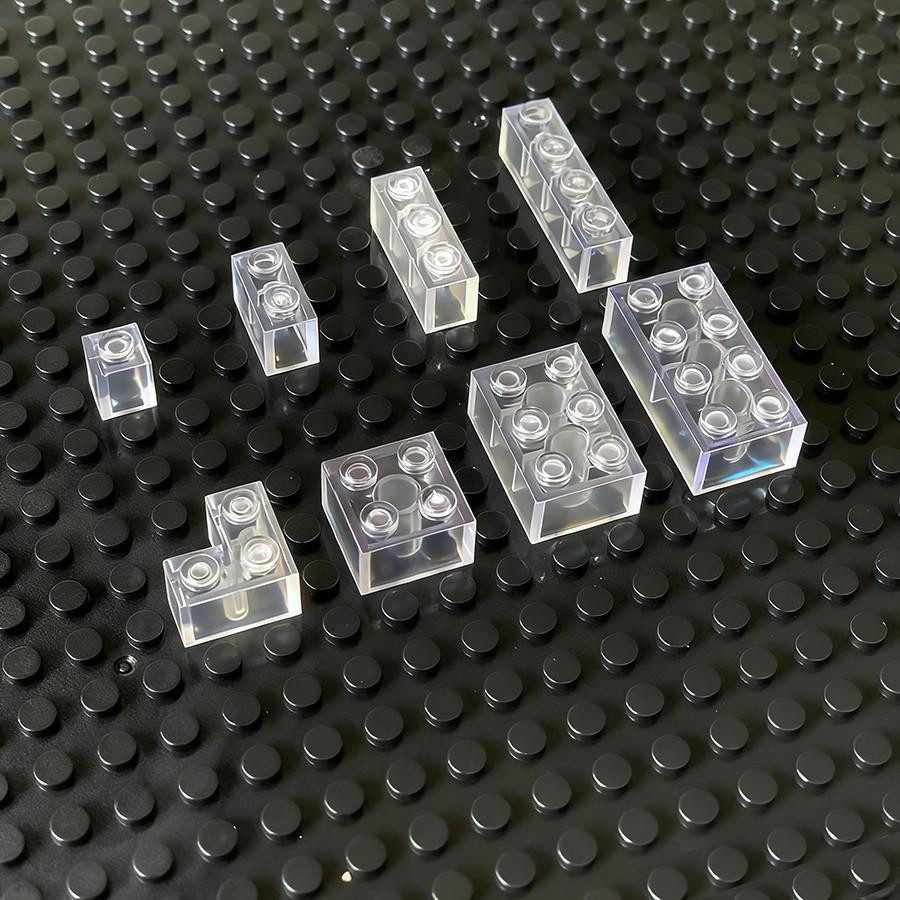 Yiran toy Kompakte Partikelmischung Steine Transparent Klar 55-teiliges Set - Bild 4