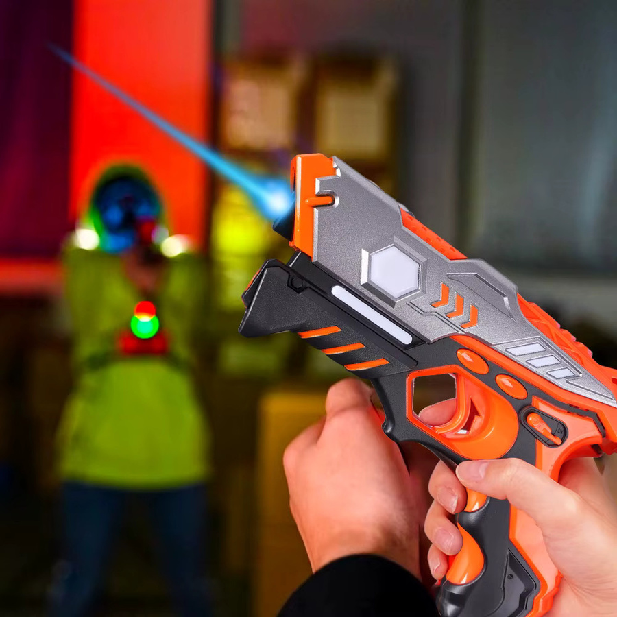 VATOS Infrarot-Laser-Tag-Pistolen-Set mit Westen, ab 3 Jahre - Bild 3