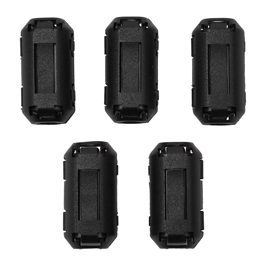 VIBRATITE Ferrit-Ringkern-Clip-Set zur RFI-Rauschunterdrückung mit 3,5 mm, 5 mm und 7 mm Durchmesser für Kabel und Verdrahtung - Bild 2