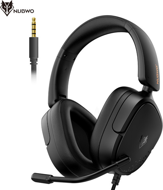 NUBWO HG04L Gaming-Headset mit Mikrofon und 3,5-mm-Klinkenstecker für PS5, PS4, Xbox Series X/S, Xbox One und Nintendo Switch in Pink/Black - Bild 1