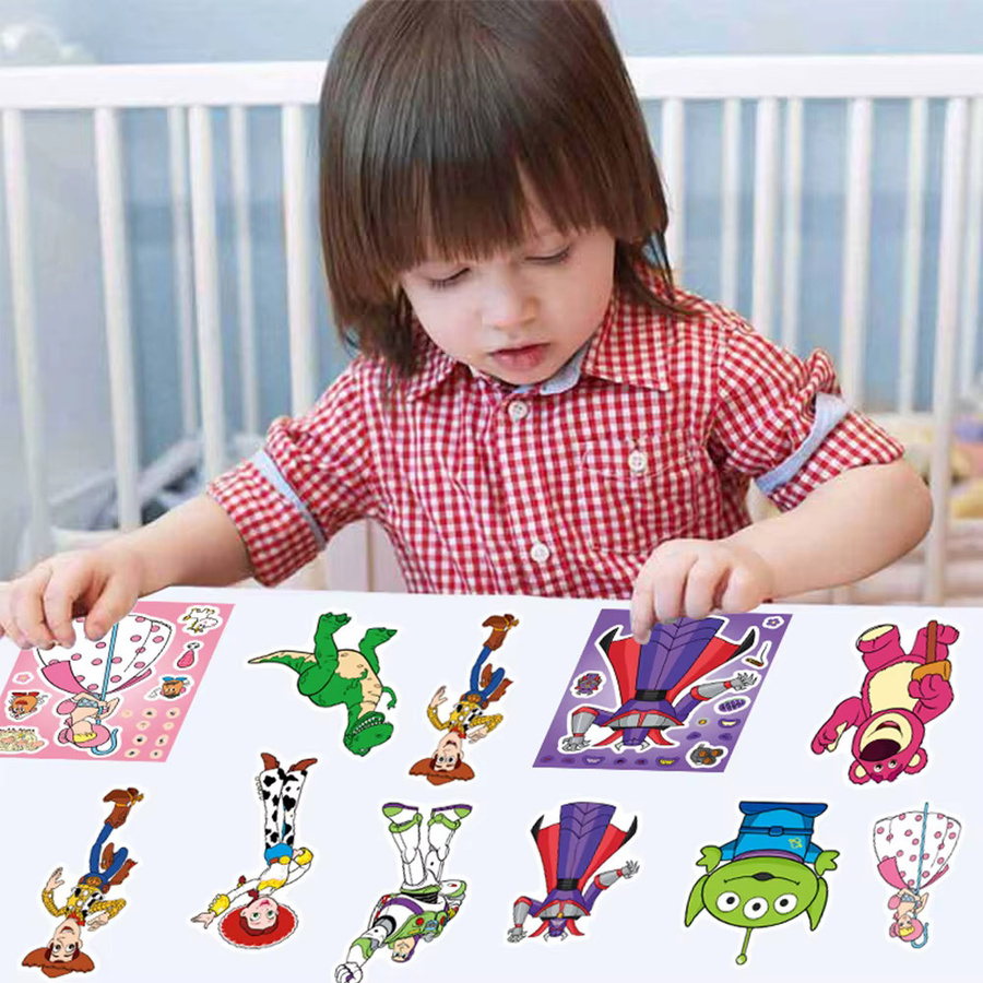 Disney Toy Story Make-a-Face-Puzzle-Aufkleber, DIY-Puzzle-Spiel - Bild 5