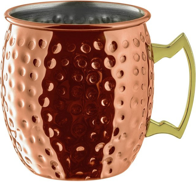 VEGA Moscow Mule Becher Glendale Hammerschlag Kupfer 550 ml Durchmesser: 8,8 cm, Höhe: 9,8 cm - Bild 1