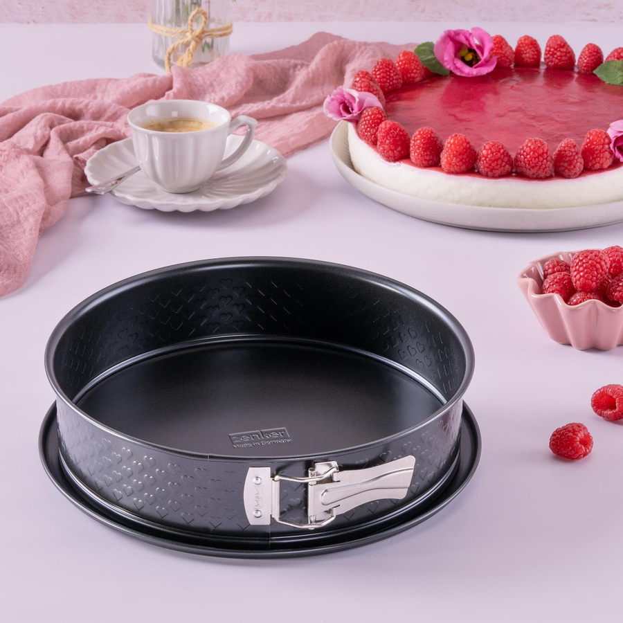 Zenker Springform Beloved+ mit Flachboden, Ø 26 cm, Schwarz, Antihaftbeschichtung - Bild 2
