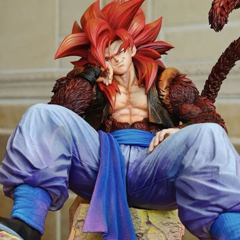 Bandai Dragon Ball Super Saiyan 4 Gogeta Sitzende Statue GK-Figur in Mehrfarbig aus Kunststoff und Kunstharz - Bild 1