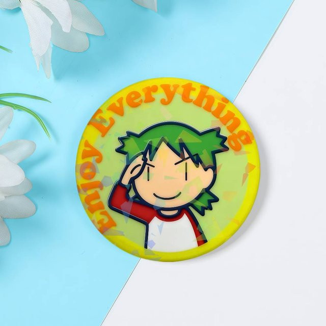Yotsuba Brosche, Emaille, Unisex - Bild 1