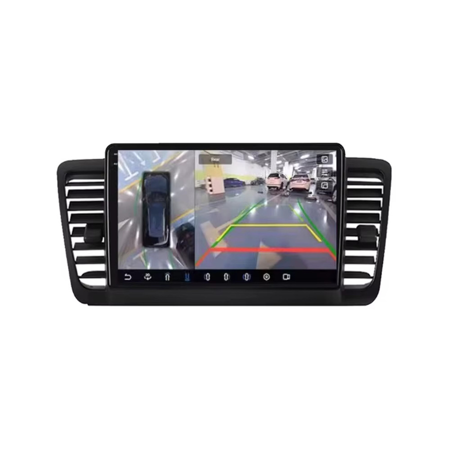 EOENKK QLED Android 16 Autoradio mit GPS-Navigation und Videoplayer für Subaru Outback 3 Legacy 4, Schwarz, 2Din - Bild 6