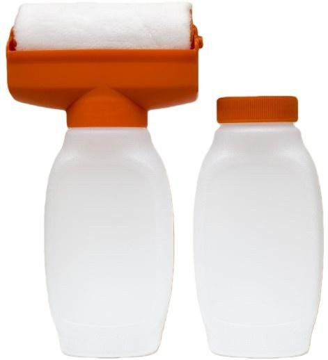 Wiederverwendbarer Farbroller-Pinsel für wasserbasierte Latexfarbe in der Plastikflasche, 350 ml - Bild 1