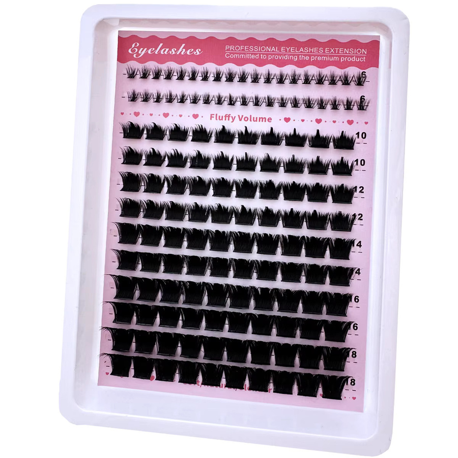 UMIRYAO Wimpernbüschel 3 in 1, Black, 136 Stück, 6–18 mm - Bild 6