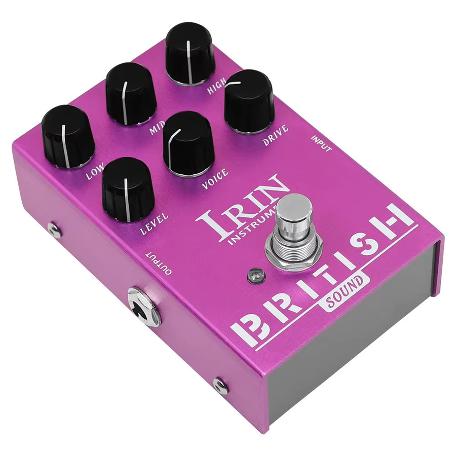 IRIN BRITISH Sound Gitarren-Effektpedal Overdrive Verstärker-Simulator in Purple - Bild 2