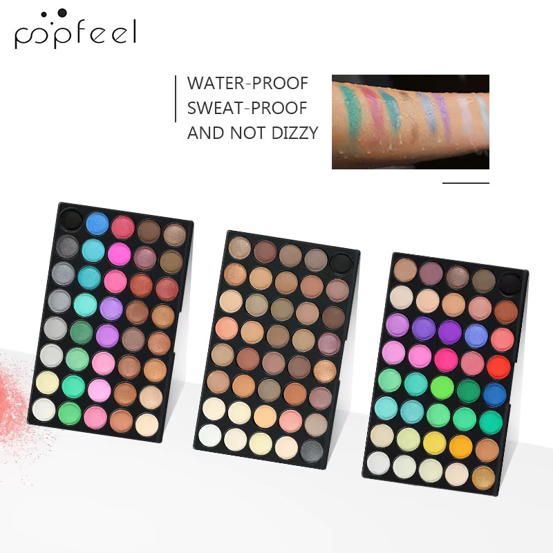 POPFEEL 3-in-1 Lidschatten-Palette, 120 Farben, matt und schimmernd - Bild 5