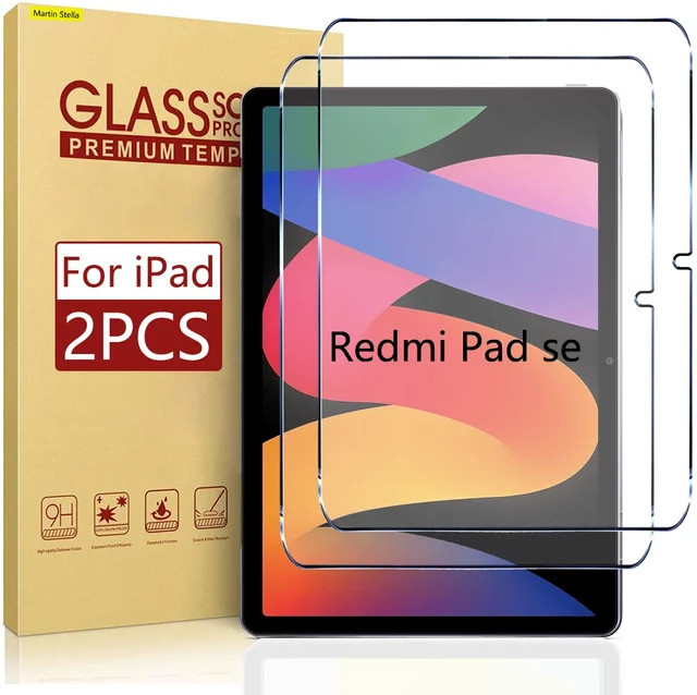 2er-Pack Xiaomi Redmi Pad 2 SE 11 Zoll Schutzfolie aus gehärtetem Glas, Ultra HD, transparent - Bild 1