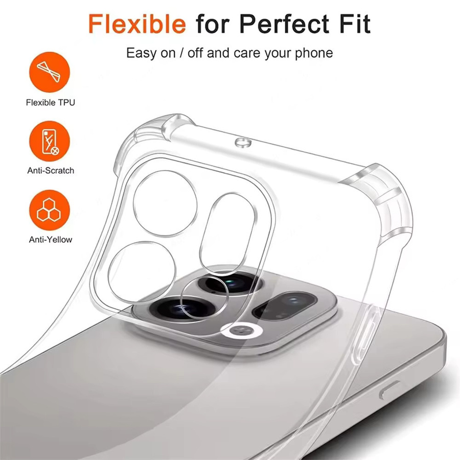 Transparente und stoßfeste Silikon Handyhülle für OPPO Find X9 Ultra X8 X7 Pro X6 X5 X3 Lite Pro aus weichem TPU - Bild 4