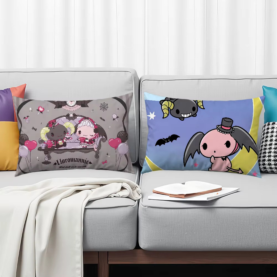 Sanrio Lloromannic Kissenbezug Multicolor Cartoon-Design für Sofa und Wohnzimmer - Bild 3