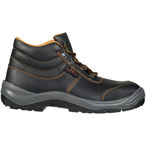 safety and more Sicherheitsstiefel S3 aus Leder, Orange/Schwarz, Größe 46 - Bild 2
