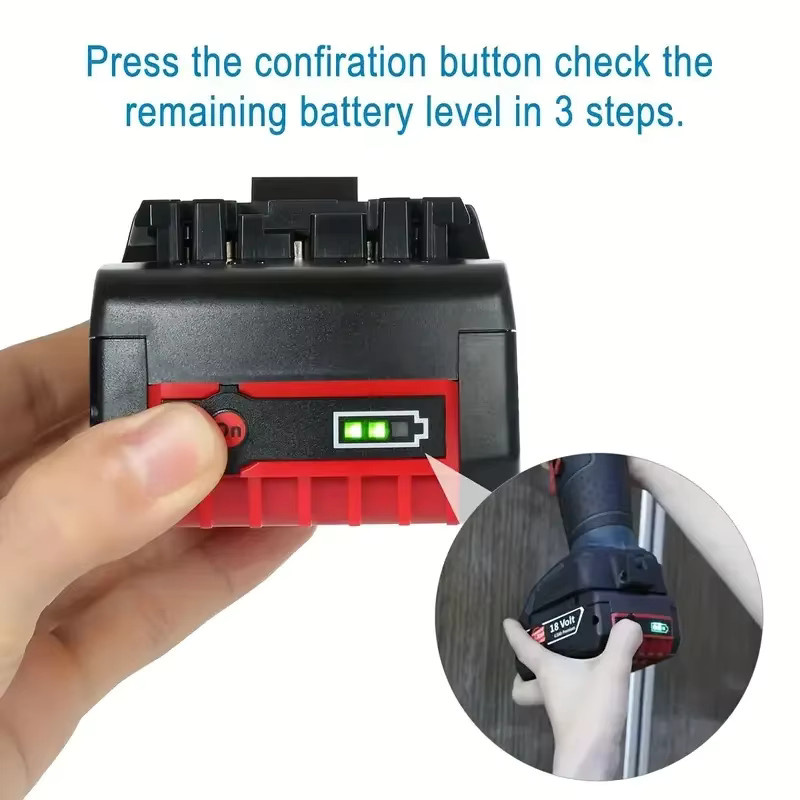 Bosch Professional 18V Akku GBA 18V 8Ah in Schwarz mit Ladestandsanzeige - Bild 4