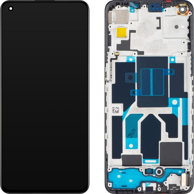 OnePlus Nord CE 5G Touchscreen-Display mit Rahmen, Schwarz (Charkoal Ink) - Bild 1