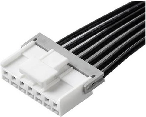 Molex Buchsengehäuse-Kabel 15137-0701 in Beige oder Weiß - Bild 1