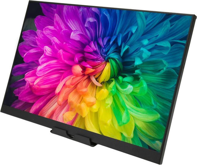 Honor Electronics Tragbarer 16 Zoll Touchscreen Monitor in Schwarz mit HD Auflösung 1920x1200, 60Hz und eingebauten Dual-Lautsprechern via USB-C - Bild 1