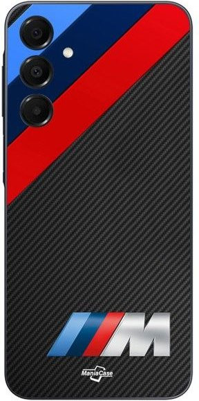Maniacase Handyhülle für Samsung Galaxy A15 mit BMW M Power Logo in Schwarz - Bild 1