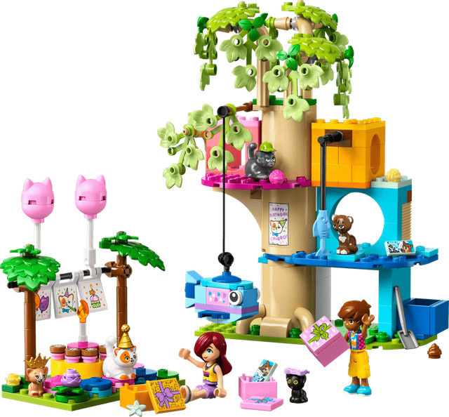 LEGO Friends Katzengeburtstagsparty & Baumhaus Konstruktionsspielzeug ab 6 Jahren - Bild 2