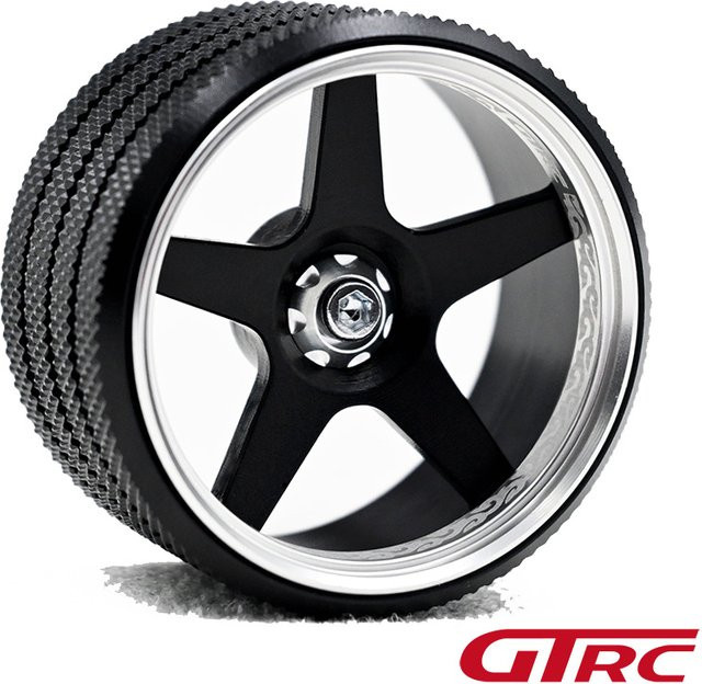 XQRC Metall-Lenkrad für Fernbedienungen, universell passend für Sanwa, Futaba, NB4 und X9, in Schwarz oder Gold - Bild 1