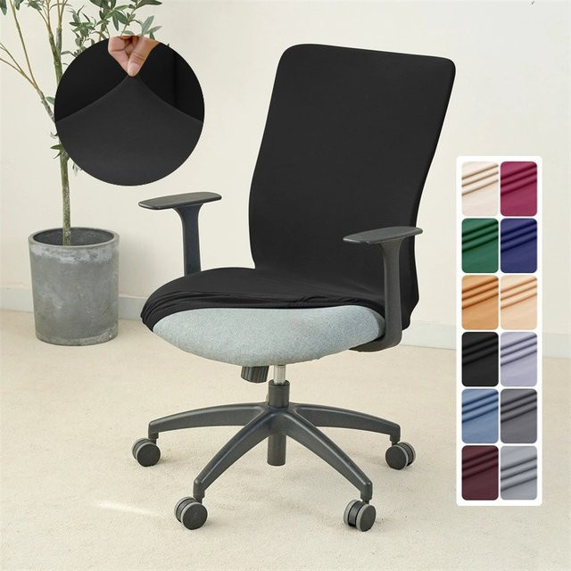 Dehnbarer Bürostuhlbezug von WANERQU als Rundum-Staubschutz für Computerstühle und Drehstühle - Bild 1