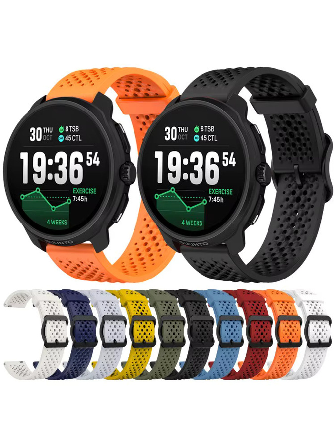 Suunto Uhrenarmband Silikon, 22 mm, Multicolor, Unisex - Bild 6