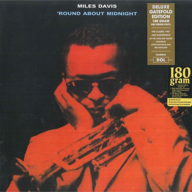 Miles Davis - Round About Midnight LP Schallplatte, Dol 2017, Jazz, Red - Bild 1