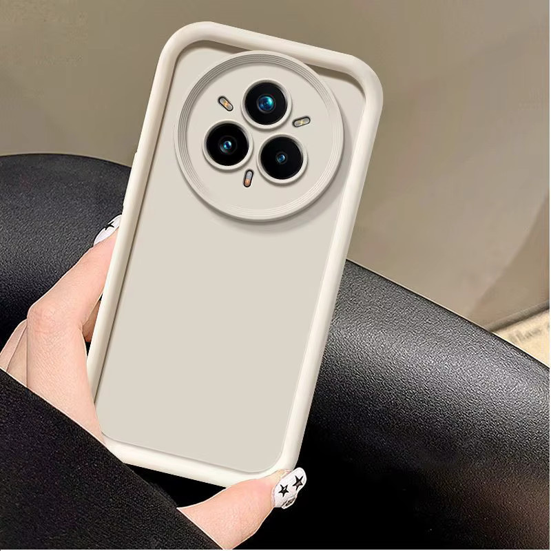 Realme 14 Pro Plus Handyhülle Luxus Candy Matte Soft Cover mit Anti-Fall-Schutz in Rot - Bild 3