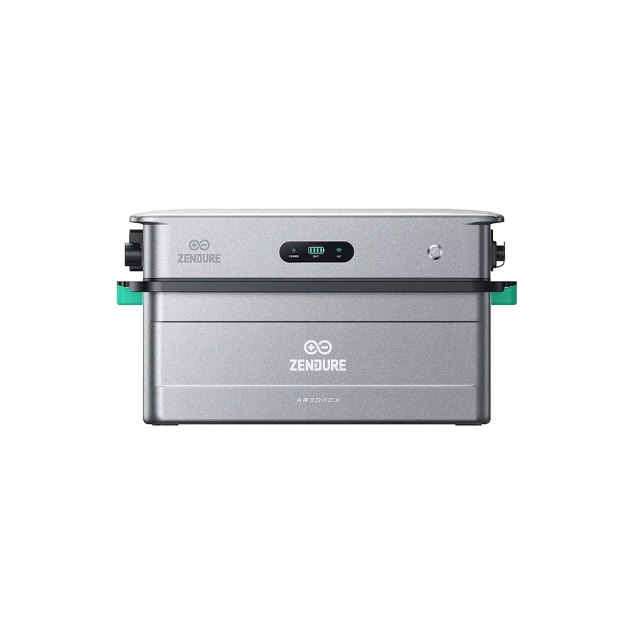 Zendure SolarFlow AB3000X Erweiterungsbatterie 2880Wh LiFePO4 Add-on in Schwarz und Grau - Bild 2