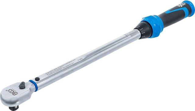 BGS Drehmomentschlüssel mit 1/2 Zoll Außenvierkant Abtrieb, 40-210 Nm, Silber - Bild 1