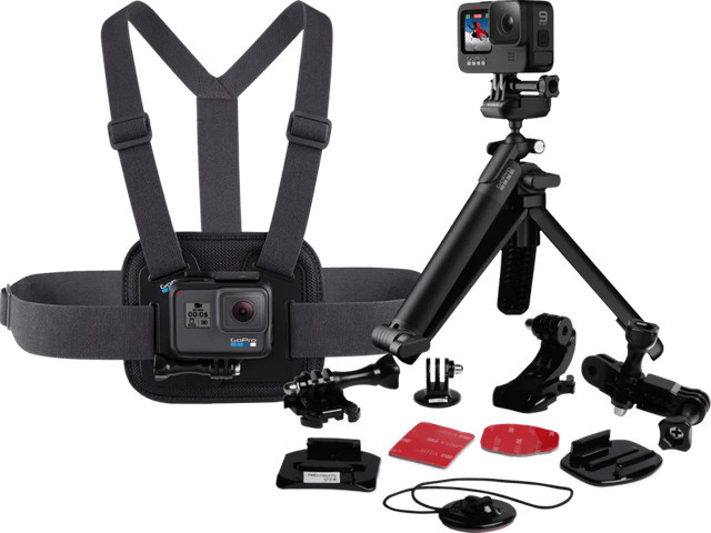 GoPro Wintersportset Action Camera in Schwarz für HERO 13, 12, 11 und 10 - Bild 1