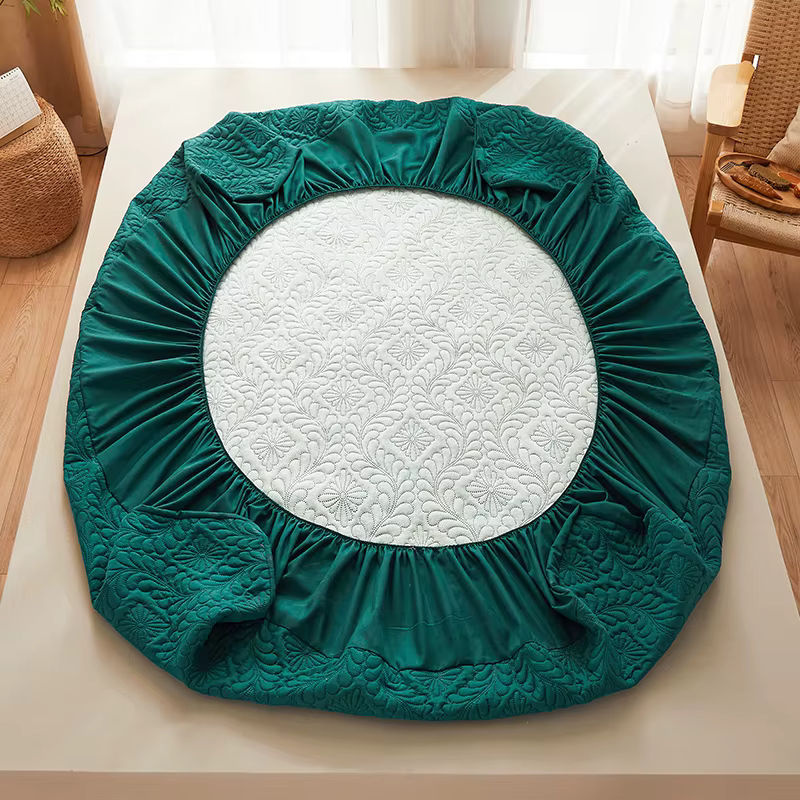 Anqianny Matratzenschoner Wasserdicht und Gesteppt, Atmungsaktiver Matratzenbezug Milbenhemmend und Antibakteriell, Spannbettlaken B/B/H: 90 x 200 x 30 cm - Bild 6