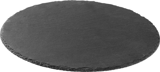 Zandiara Servierplatte Stoney in Schwarz, rund, Durchmesser: 30 cm - Bild 1