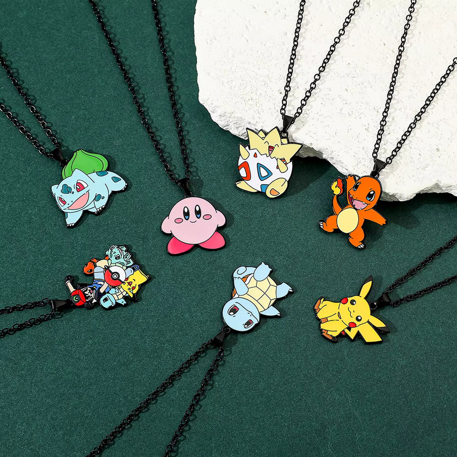 Potdemiel Pokemon Metallspielzeug Set mit Pikachu, Squirtle, Psyduck und Charmander in Multicolor - Bild 2