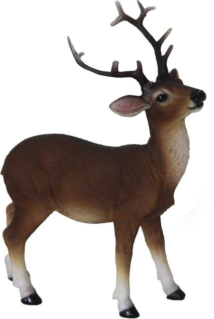 Deko-Figur Hirsch von Sunny Garden aus Polyresin, Höhe: 17 cm - Bild 1
