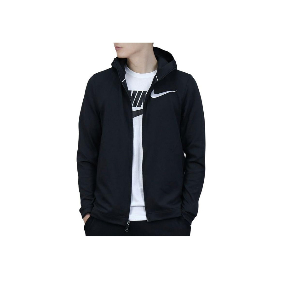Nike Kapuzenjacke, Langarm, Schwarz, Herren - Bild 2