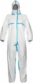 DuPont Tyvek 600 Plus Schutzoverall Typ 4/5/6, weiß, Unisex, Größe: XL - Bild 1