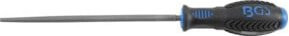 BGS Werkstattfeile 6557 rund Hieb 2 grau Länge: 200 mm - Bild 1