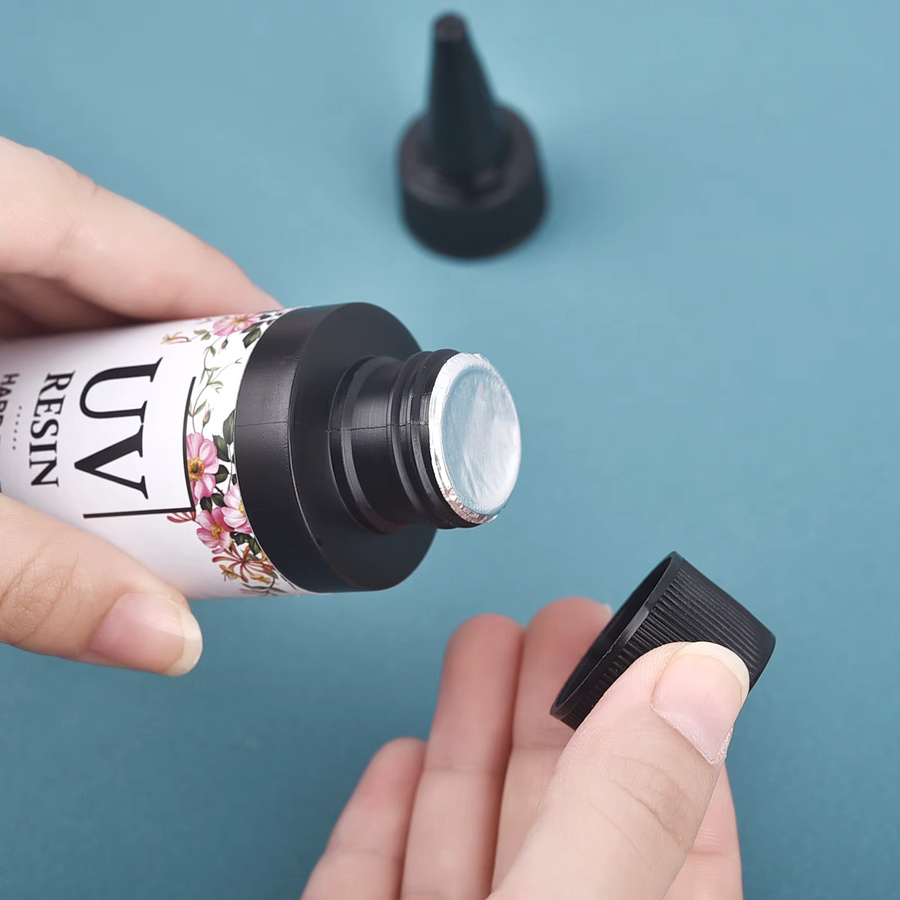YAKAMOZ UV-Kleber Kristallharz Transparent für DIY Schmuckherstellung mit hoher Härte und schneller Trocknung - Bild 1
