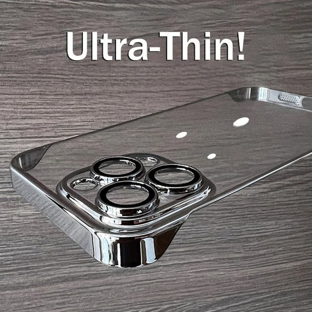 NMEGOU Rahmenlose Schutzhülle für iPhone 17 Air, 16E, 15, 14, 13, 12, 11 Pro Max Plus in Transparent - Bild 1