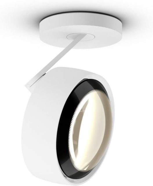 Occhio Più alto 3d up VOLT LED-Deckenstrahler in Weiß matt mit schwarzer Linse, dimmbar, warmweiß 2700K - Bild 1