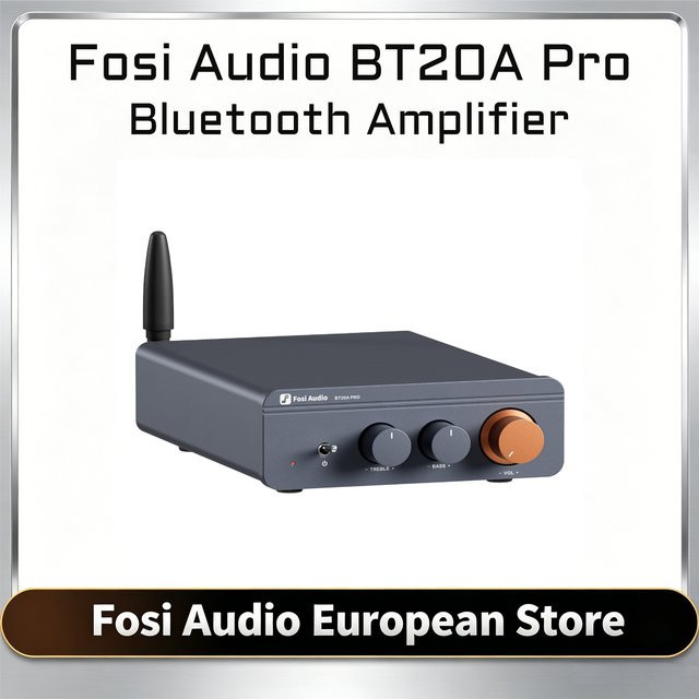 Fosi Audio BT20A Pro Bluetooth HiFi Stereo Home Amplifier mit TPA3255 Klasse D Verstärker für dein Home Theater - Bild 1