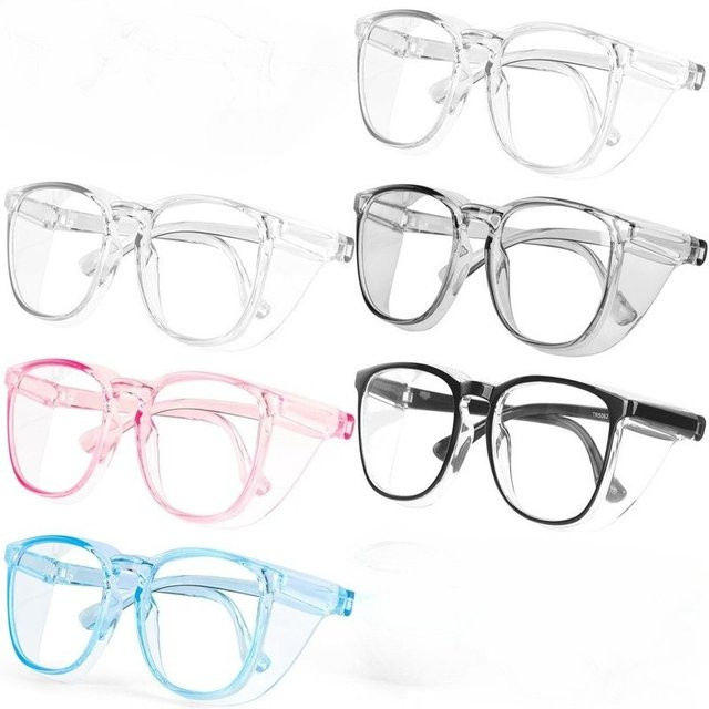 DIXSG Schutzbrille für Damen, beschlagfrei mit Blaulichtfilter, Farbe: Clear - Bild 1