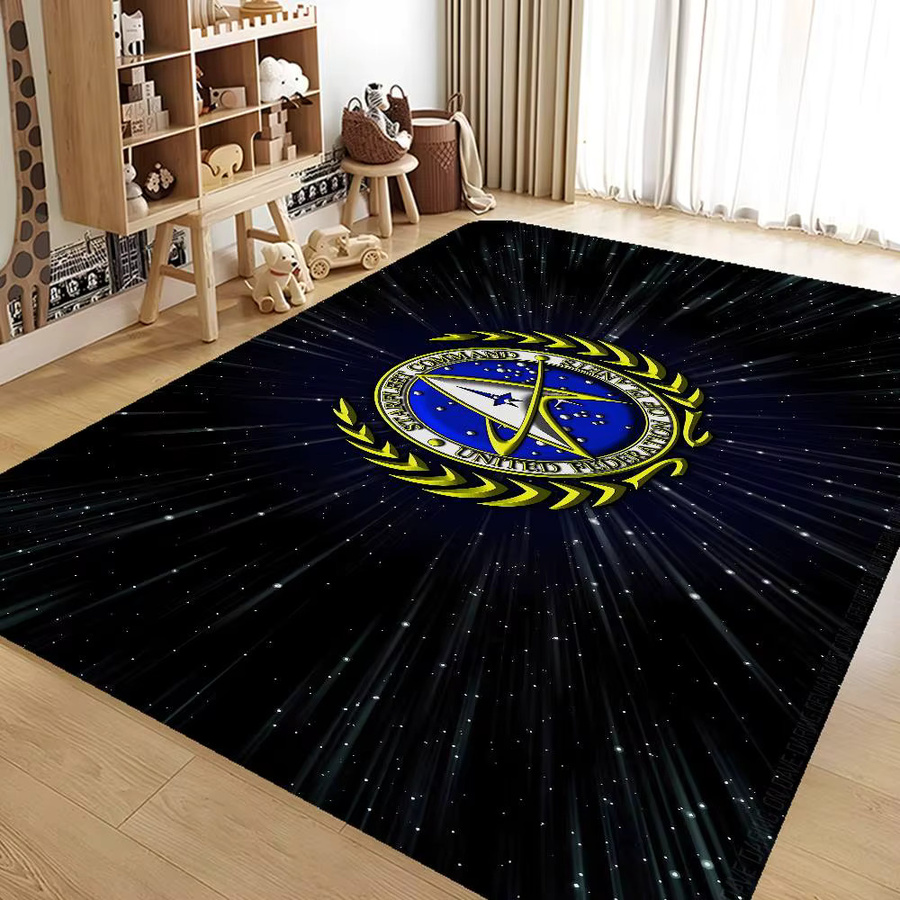 S-Star T-Trek Fußmatte, waschbar und rutschfest für Wohnzimmer, Küche oder Eingangsbereich - Bild 3