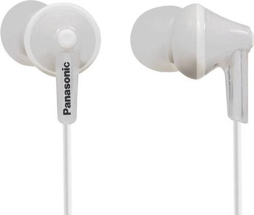 Panasonic RP-HJE125E In-Ear Kopfhörer kabelgebunden mit 3,5 mm Klinkenanschluss in Weiß - Bild 1