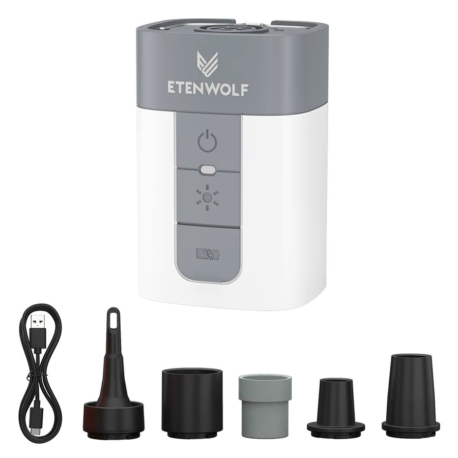 ETENWOLF AIR 5 PRO Elektrische Luftpumpe mit 720 LPM und 10400 mAh Akku als tragbarer Inflator und Deflator für Poolschwimmer - Bild 4