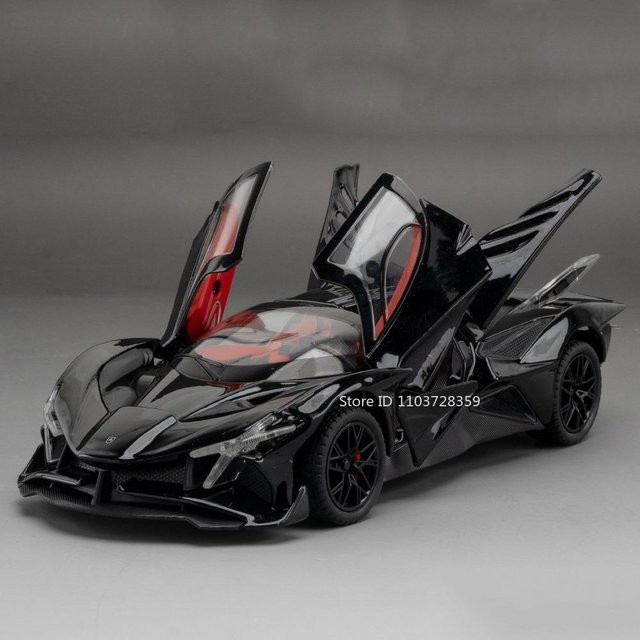 Linyi toy car Apollo Evo Spielzeugmodell Sportwagen, 1:24, mit Licht und Sound, ab 14 Jahren - Bild 1