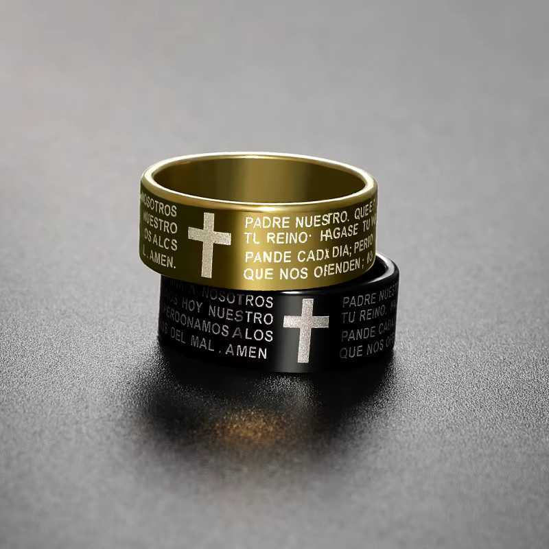 NUOBING Ring, Titan, Schwarz, Herren - Bild 2